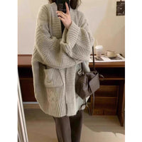 Loose Sweater Cardigan Coat For Women