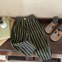 Boys And Girls Corduroy Trousers Korean Style