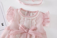 Newborn Small Flying Sleeve Triangle Romper Summer Baby Onesie