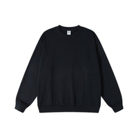 Men's Fashion Loose Solid Color Terry Round Neck Sweater