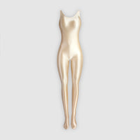 Personalized Stretch Glossy Tights Jumpsuit Women