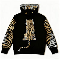 Fashion Casual Printed Polyester Sweater