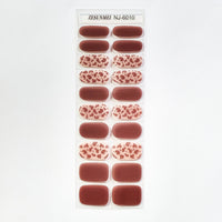 Candy Color UV Semi-cured Nail Stickers