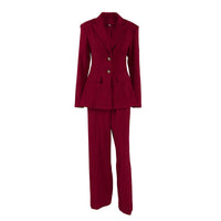 Womens Two-Piece Office-Chic Suit Set For A Slimmer Look