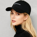 Single-color Embroidered English Letters Quick-drying Lightweight Adjustable Sunshade Simple And Versatile Baseball Cap For Casual Outdoor Sports, Commuting.