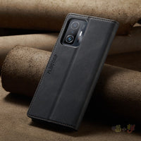 Youth Business Frosted Vintage Flip Leather Case