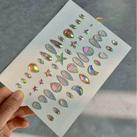 Comes With Sticky Pearl Stick-on Crystals Transparent Photo Shoot