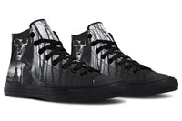Printed Couple High-top Canvas Shoes