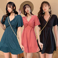 Women's Fashion Polyester Fiber Casual Dress