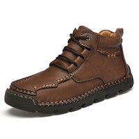 Men's Retro Casual Velvet Warm Cotton Shoes
