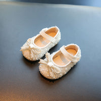 Spring And Autumn Girl's Nude Shoes Non-slip Soft Bottom Toddler