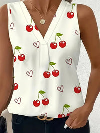 Women's Versatile Minimalist Printed Vest