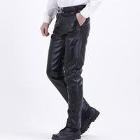 Oil-proof, Wind-proof And Warm Motorcycle Leather Pants