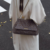 Sleek, Versatile High-capacity Trendy Leopard-print Shoulder Bag