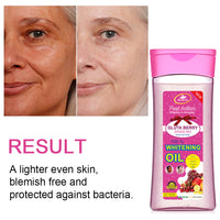Glutathione Whitening Oil Fast Action Whitening & Anti Aging Body Oil Fruit Berry Collagen Skin Care 200ml