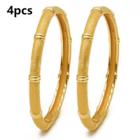 Non-fading Women's Alluvial Gold 24k Gold-plated Alloy Bracelet