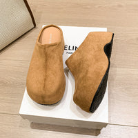 Womens Height-Boosting Outerwear Bokken Slippers For Short Stature