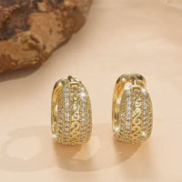 New Exquisitely Luxurious Womens Zircon High-quality Ear Clips