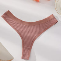 Womens Seamless Low-rise Cotton Sports Underwear