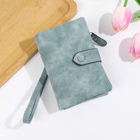 Short Korean Version PU Soft Leather Off Multi-slot Wallet And Coin Purse