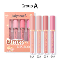 Pearlescent Long-lasting Moisturizing Lip Gloss Sets Of Water Mirror