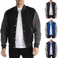 Men's Sweater Fleece Cardigan Coat Button Zipper Casual All-matching Jacket