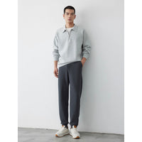 Korean Style Niche Casual Polo Collar Knitwear Sweater For Men