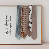 Korean Style Retro Light Color Hong Kong Style Tie
