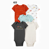 Five Piece Baby Short Sleeve One Piece Suit