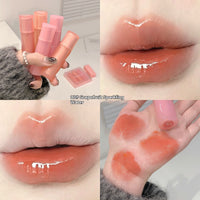 Lightweight Lip Lacquer Moisturizing Mirror Set Makeup