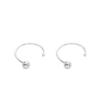 999 Sterling Silver Earrings Stud Earrings Female Cold Style Trendy Ear Bone Stud