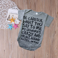 Letter Romper Children's Summer Clothing Short Sleeve