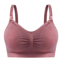 Women's Fashion Wireless Double Layer Seamless Detachable Breathable Bra