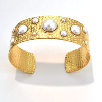 European And American Titanium-steel Pearl Braceletsnon-fading, Niche, And Effortlessly Luxurious