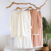 Spring Loungewear-style Pants That Can Be Worn Outside, Part Of A Matching Set