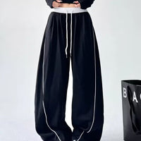 Seamless Slimming Straight-leg Versatile Loose Drawstring Athleisure Pants