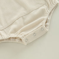 New Infant And Toddler Thin Pit Strip Long-sleeved Hooded Harness Crawling Clothes