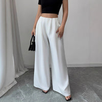 Light-luxury Figure-flattering Draped New Chinese-style Wide-leg Casual Pants