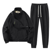 Men's Sports Leisure Warm Cardigan Suit