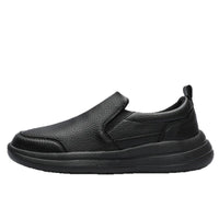 Mens Lightweight Luxury Leather Walking Shoes For Casual Wear