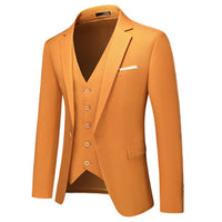 Casual Suit Middle-aged Professionals Korean-style Slim Fit