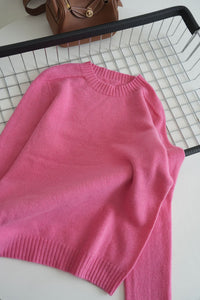Women's Pure Wool Soft Glutinous Sweater Loose Pullover