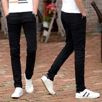Fashion Trend Men's Solid Color Casual Pants Men's Straight Trousers