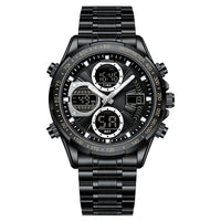 Alloy Leather Men's Business Watch Luminous Waterproof