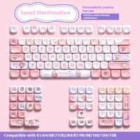 Sweet Cotton Candy Original Key Cap Personality Fit Mechanical Keyboard