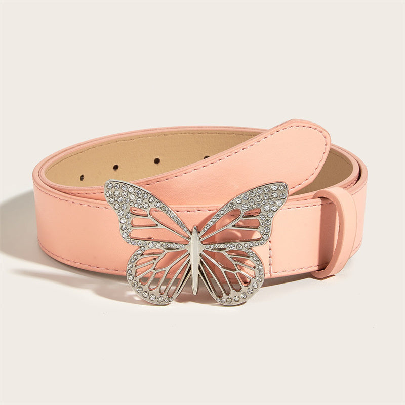 Women's Fashion All-matching Decorative Butterfly Belt