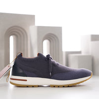 Fashionable Casual Flyknit Mesh Mens Shoes