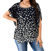 Lace Stitching Elegant Ladies' Shirt