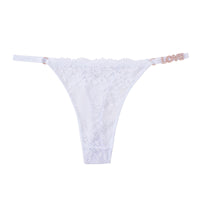 Sexy Lace Mesh Womens Seamless Thong Bottoms