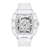 Wholesale Fashionable Transparent Mens Watches Waterproof Timepieces